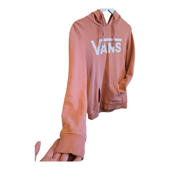 VANS Salmon Pink Drawstring Hoodie - Picture 10 of 12